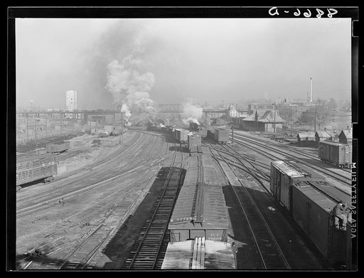 Omaha, Nebraska. Railroad yards