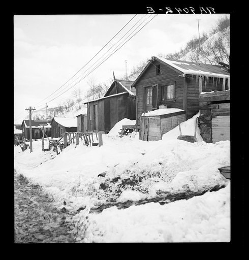 Untitled photo, possibly related to: Consumers, near Price, Utah. Company housing. Rent approximately eight dollars monthly in Utah coal town