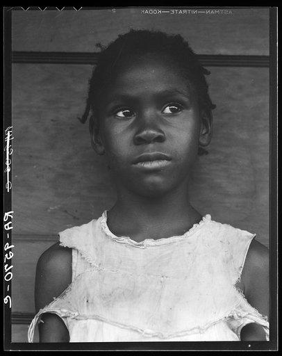 Untitled photo, possibly related to: Negro girl. Hill House, Mississippi