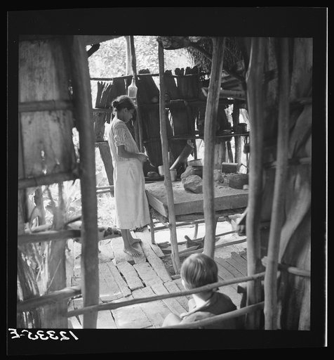 Untitled photo, possibly related to: Typical kitchen of Jibaro house. Puerto Rico