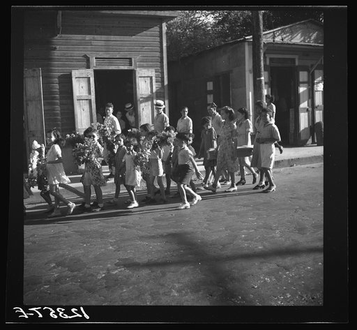 Untitled photo, possibly related to: Funeral of child. Ponce, Puerto Rico