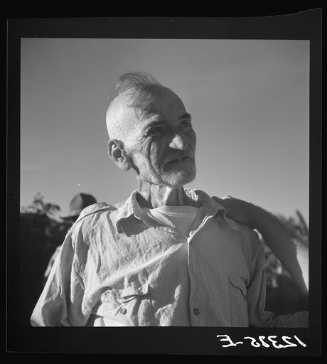 Untitled photo, possibly related to: Old "Jibaro," patriarch of a clan of twenty-one tobacco hill farmers. Puerto Rico