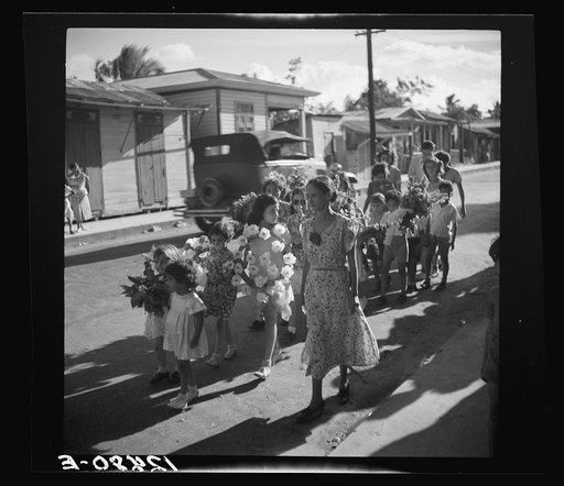 Untitled photo, possibly related to: Funeral of child. Ponce, Puerto Rico
