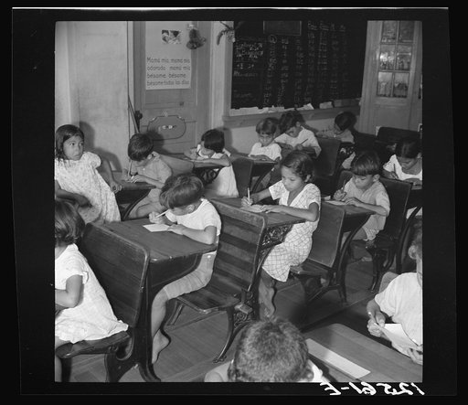 Untitled photo, possibly related to: School room in rural school. Cidra, Puerto Rico