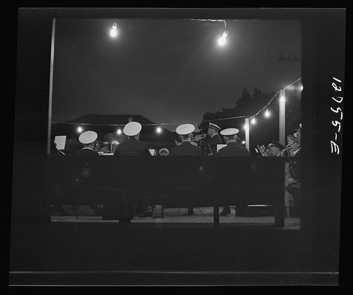 Untitled photo, possibly related to: Band concert. Vermont. Lincoln