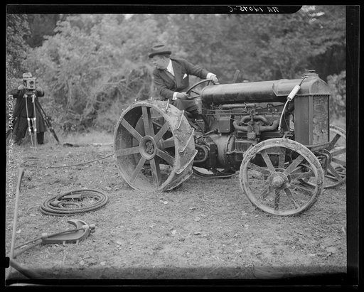 Untitled photo, possibly related to: First breaking of ground at Greenbelt project, Maryland