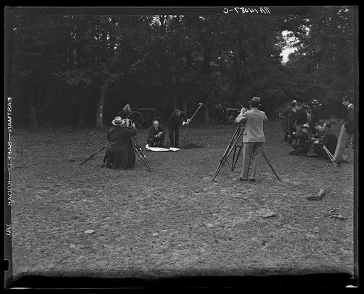 Untitled photo, possibly related to: First breaking of ground at Greenbelt project, Maryland