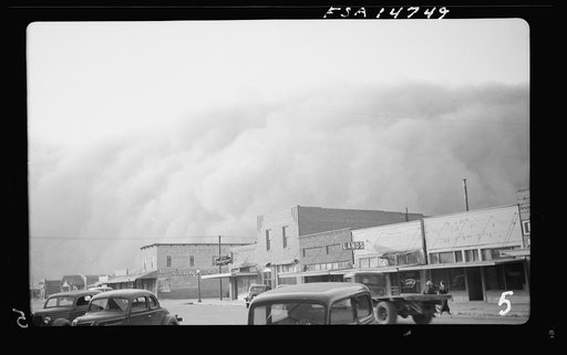 Dust storm, Elkhart, Kan.