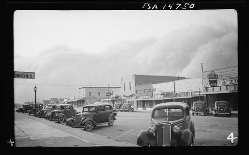 Dust storm, Elkhart, Kan.