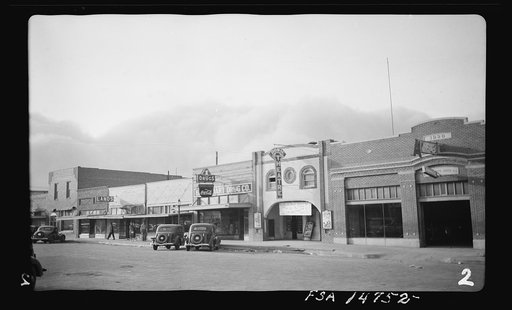 Dust storm, Elkhart, Kan.