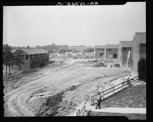 General view of construction. Greenbelt, Maryland
