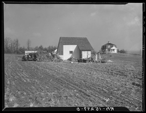 Scene on Arthurdale project. Reedsville, West Virginia