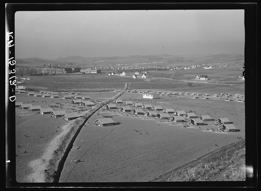 Untitled photo, possibly related to: The chicken range at Westmoreland Homesteads, Pennsylvania