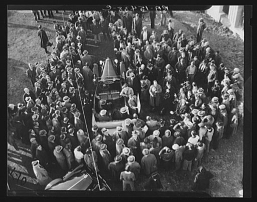 President Roosevelt at Greenbelt, Maryland