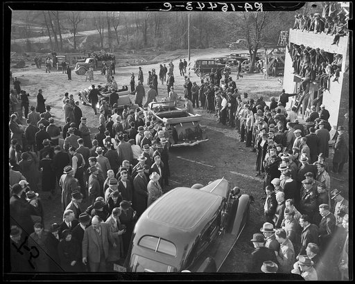 President Roosevelt at Greenbelt, Maryland