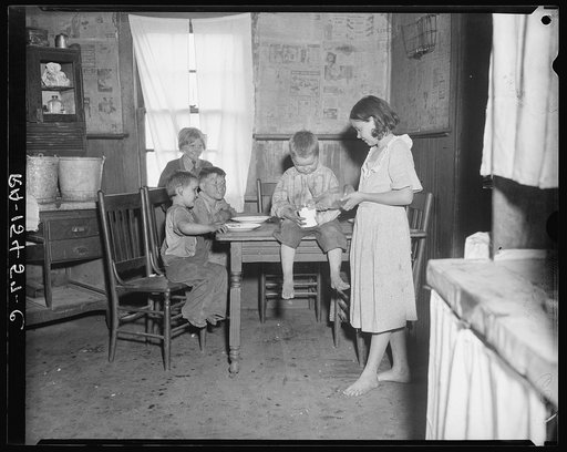 Children of coal miner at Scott's Run, West Virginia