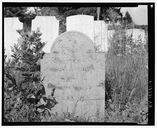 Death angel in Weston, Connecticut, graveyard