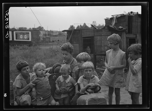 Children living on the outskirts of Washington, D.C.
