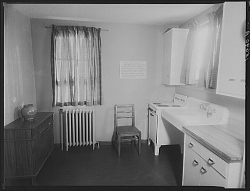 Interior of kitchen. Greenhills, Ohio
