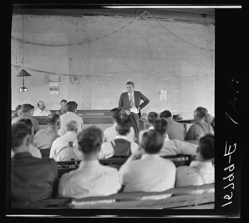 Union meeting. Sugar beet worker. Colorado