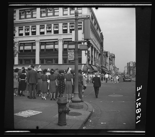 Street scene at 13th Street, N.W., Washington, D.C.