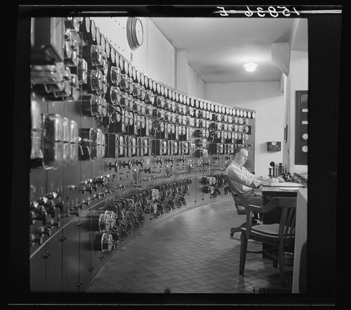 Control room, waterworks. Conduit Road, Washington, D.C.