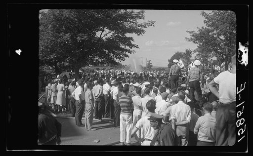 Firemen's muster. Boothbay center, Maine