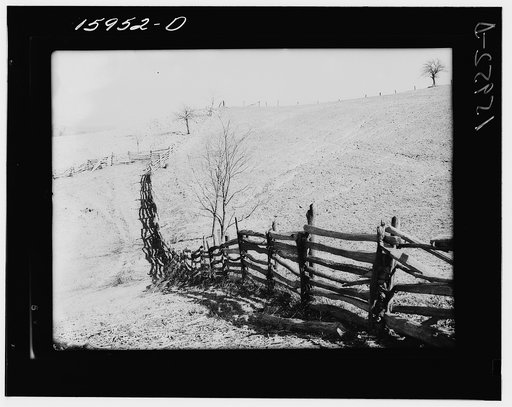 Erosion. Mercer County, West Virginia