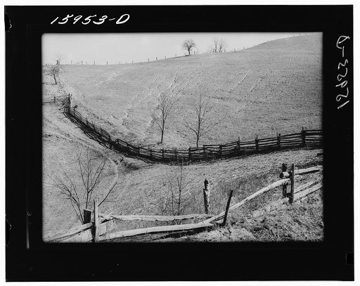 Erosion. Mercer County, West Virginia