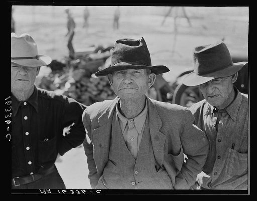 Ex-tenant farmer on relief grant in the Imperial Valley, California