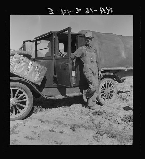 Ex-tenant farmer from Texas, came to work in the fruit and vegetable harvests. Coachella Valley, California