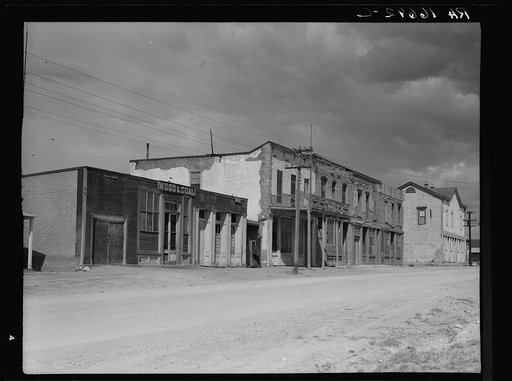 Scene in Tombstone, Arizona. Once a thriving mining town