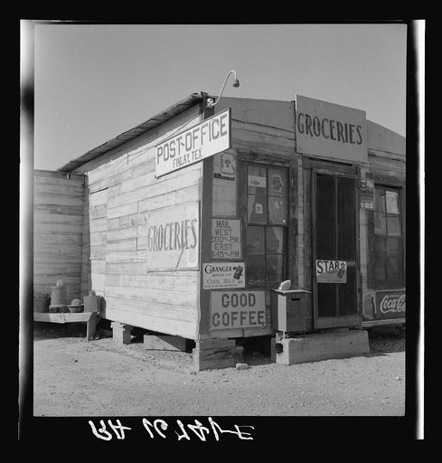 Post office. Finlay, Texas