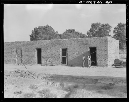 Housing for Mexican field laborers. Typical of the Southwest. Near Chandler, Arizona