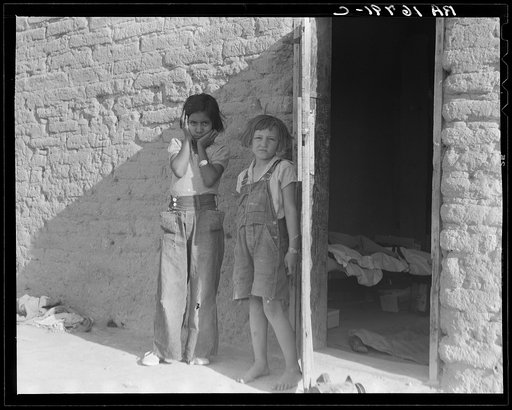 Drought refugee families are now mingling with and supplanting Mexican laborers in the Southwest. Chandler, Arizona