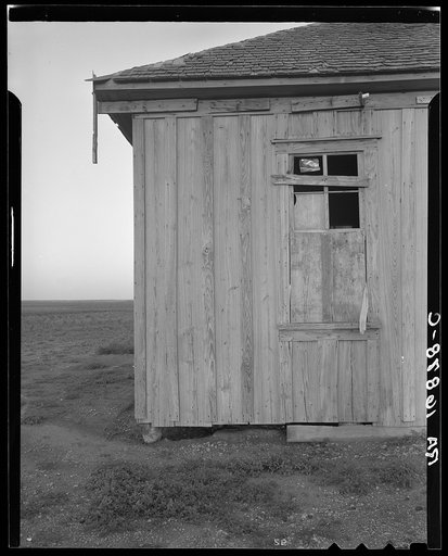 Abandoned tenant house. Childress County, Texas