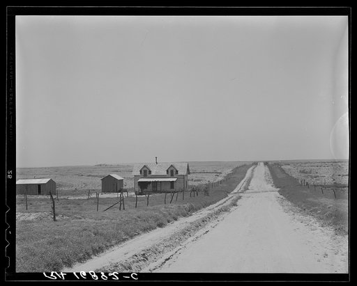Abandoned tenant home. Hall County, Texas