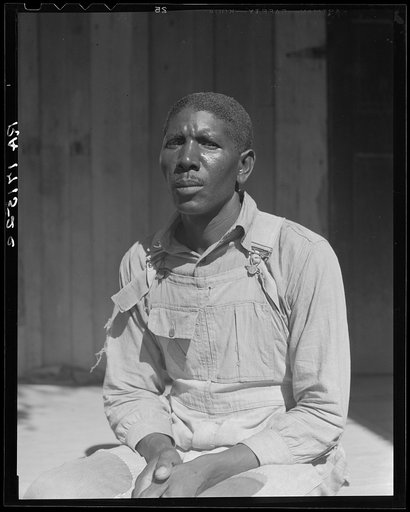 This man was a tenant on the same farm for eighteen years. He has six children. This year he was forced into status of day laborer on the same farm. The farm owner employed twenty-three tenant families last year. This year, the same acreage, using tractors, requires seven families. Ellis County, Tex