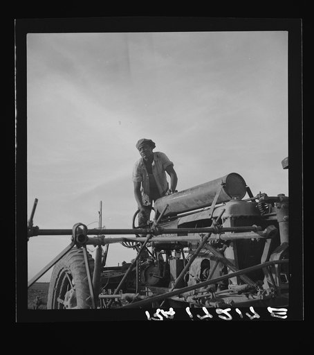 Negro tractor driver. Aldridge Plantation, Mississippi