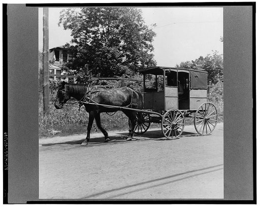 Mail wagon. Marshall, Texas