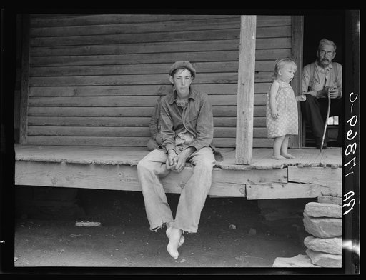 Young sharecropper at Chesnee, South Carolina