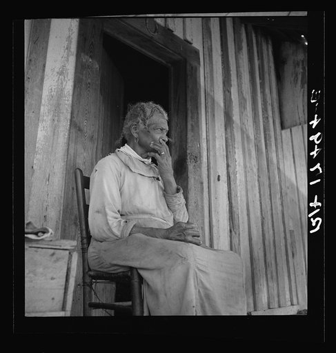 Cotton sharecropper. She was born "two years before the surrender." Mississippi