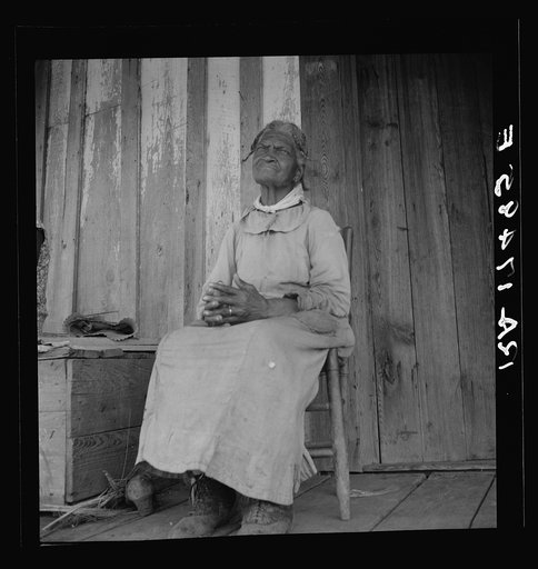 Cotton sharecropper. She was born "two years before the surrender." Mississippi