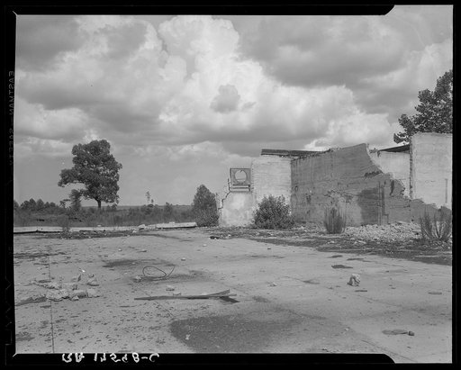 This was a bank at Fullerton, Louisiana. Abandoned lumber town