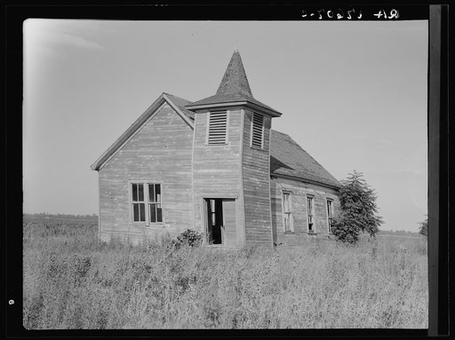 Church on the Aldridge Plantation. Mississippi