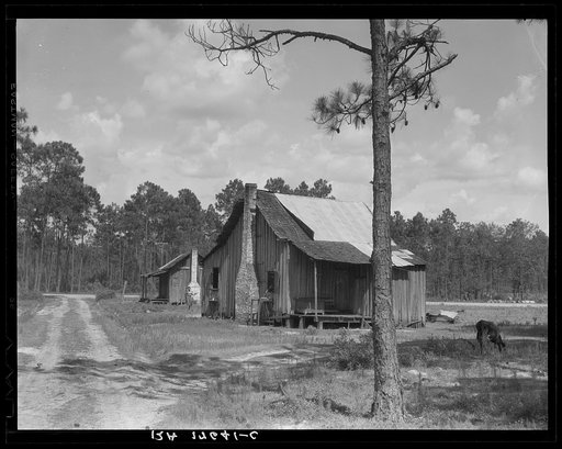 Turpentine worker's cabins. Valdosta, Georgia
