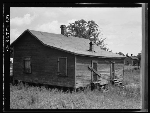 Careyville, northern Florida. The houses are deserted since the mill closed