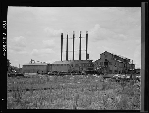 Lumber mill being dismantled. Careyville, Florida