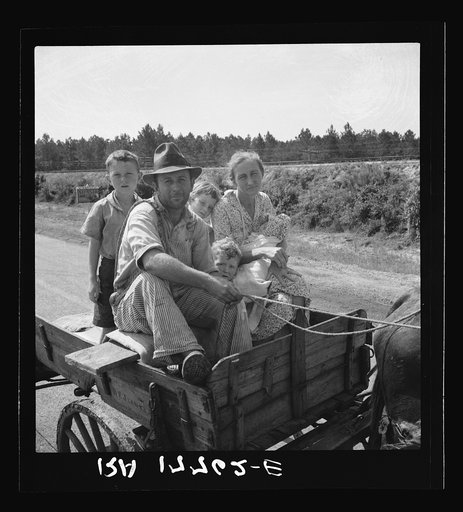 Sharecropper family near Hazlehurst, Georgia