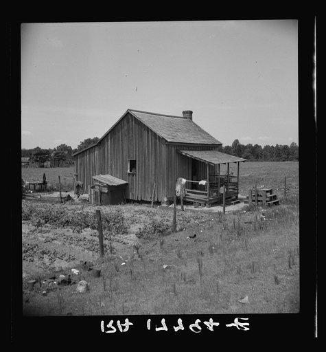 Untitled photo, possibly related to: Home of turpentine workers near Godwinsville, Georgia